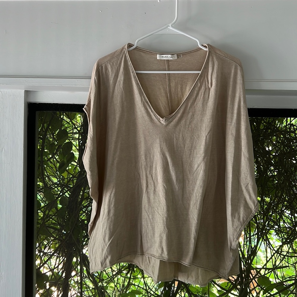 Boutique brand oversized top, mustard seed brand
